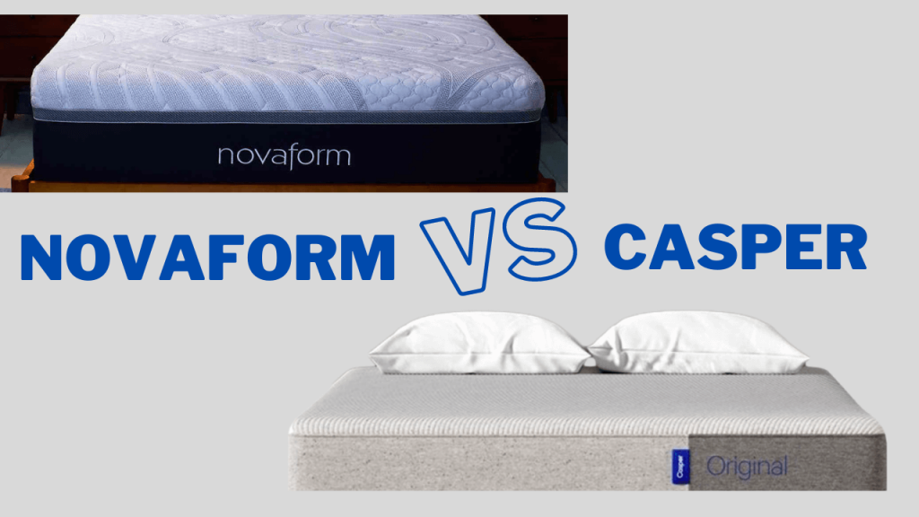 casper memory foam mattress vs novaform mattress